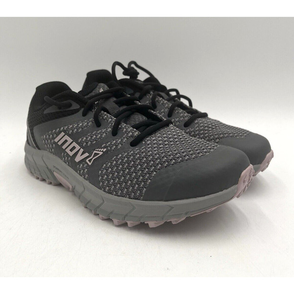 LIGHTLY USED Inov8 PARKCLAW 260 KNIT Women's Athletic Shoe Black Grey US Size 8 - Picture 1 of 11